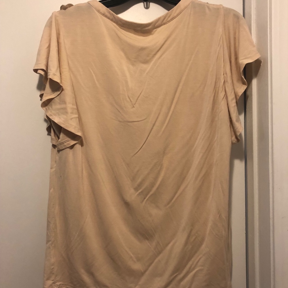 Cream colored blouse